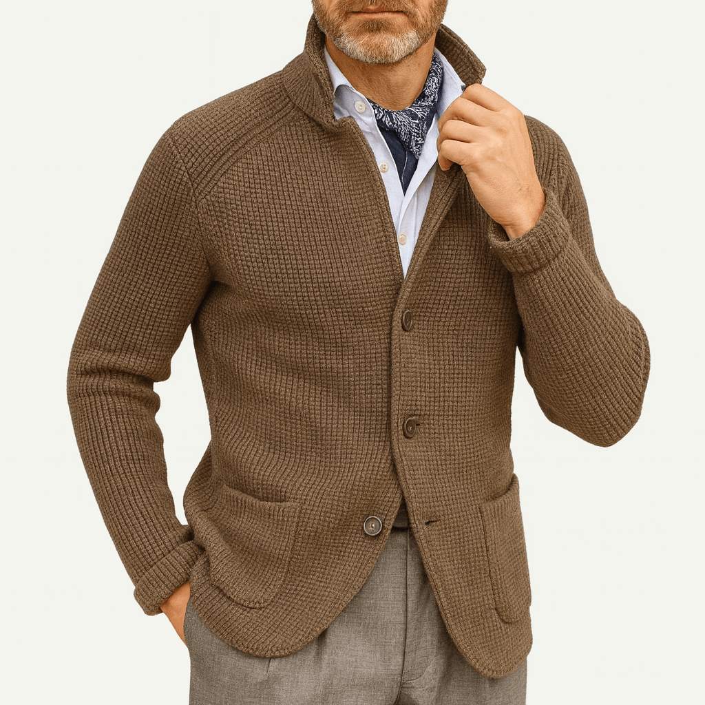 LUXEOUTFIT | Textured Knit Cardigan