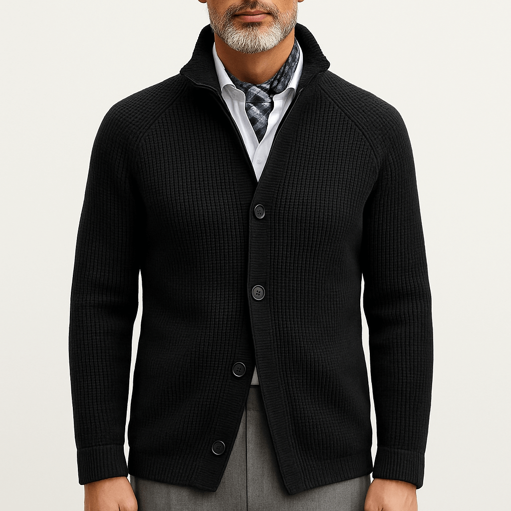 LUXEOUTFIT | Textured Knit Cardigan