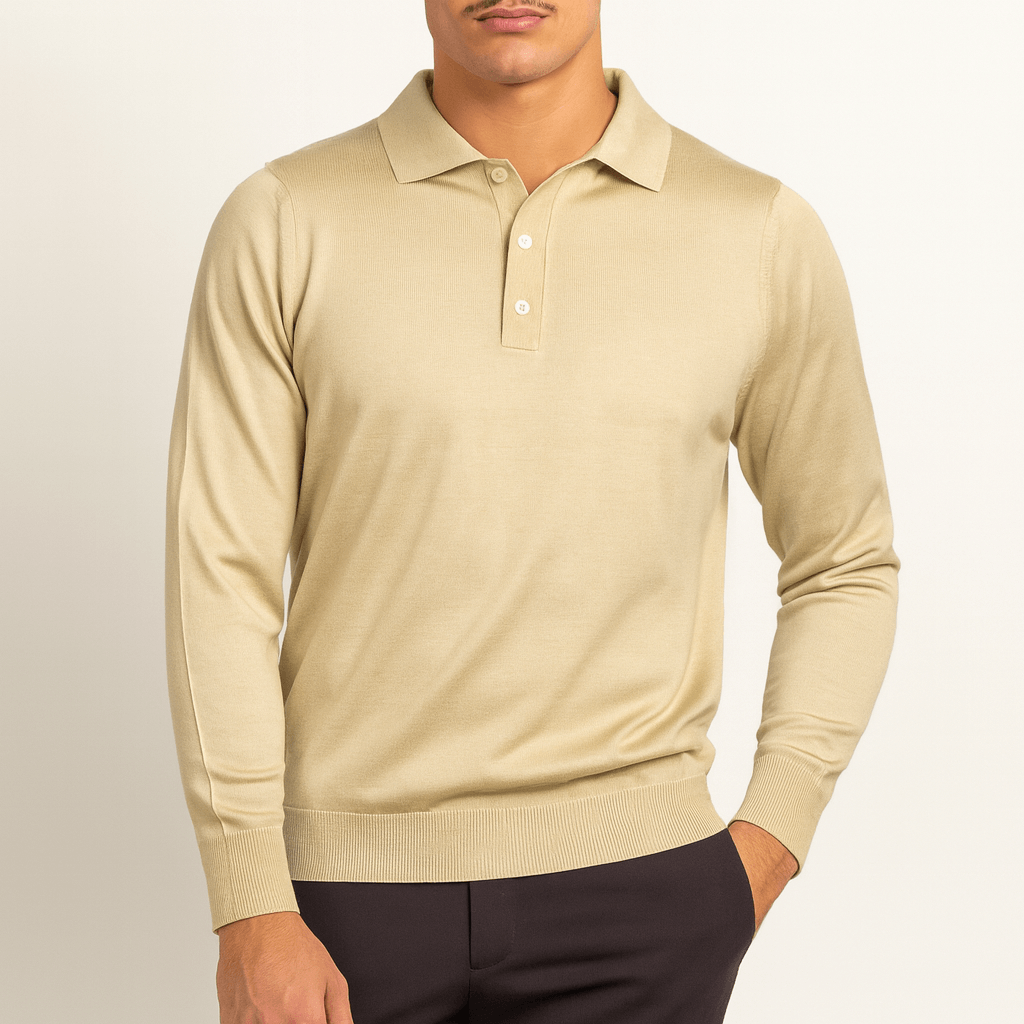 LUXEOUTFIT | Wool Polo Sweater