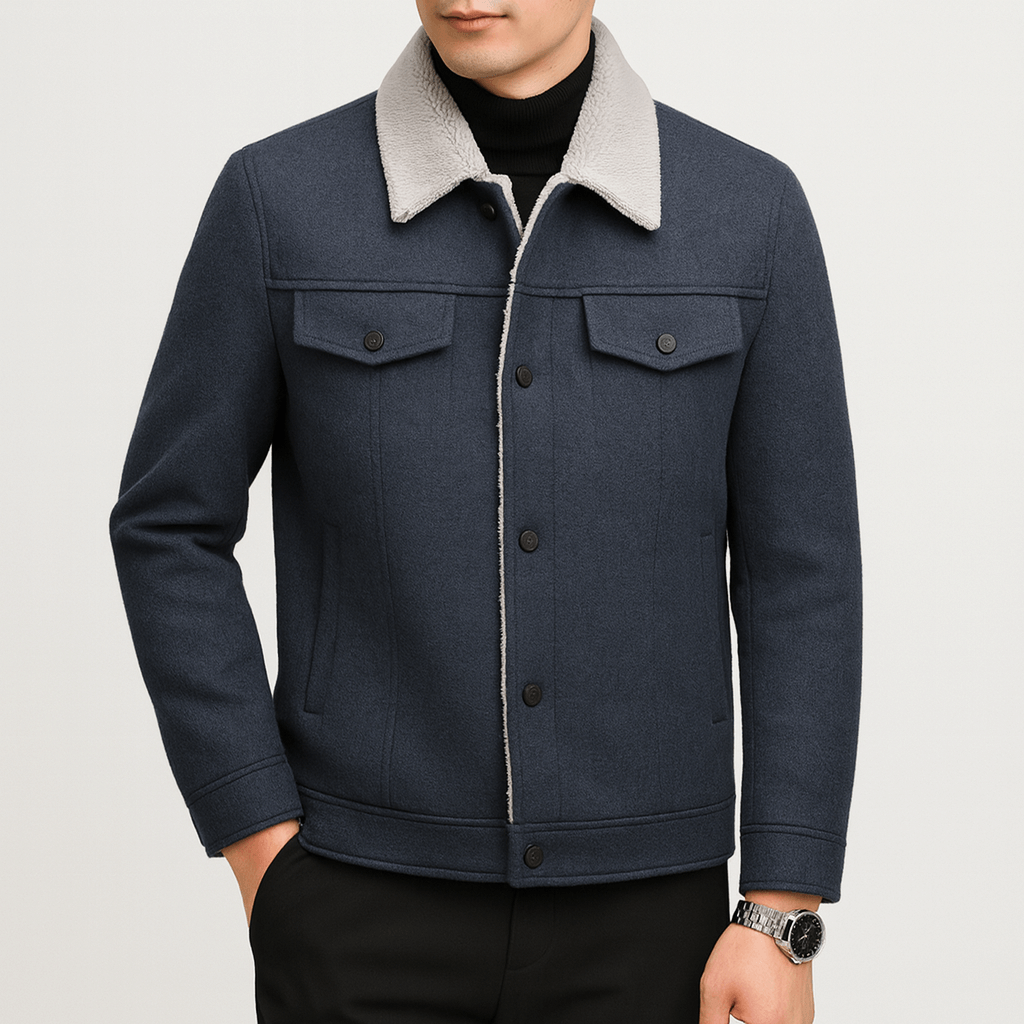 LUXEOUTFIT | Wool Sherpa Jacket