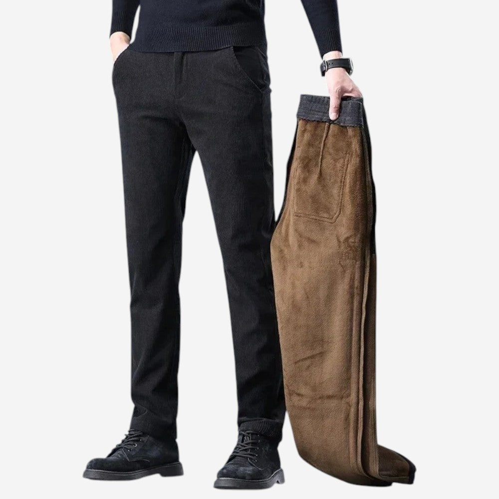 LUXEOUTFIT | Corduroy Fleece Trousers