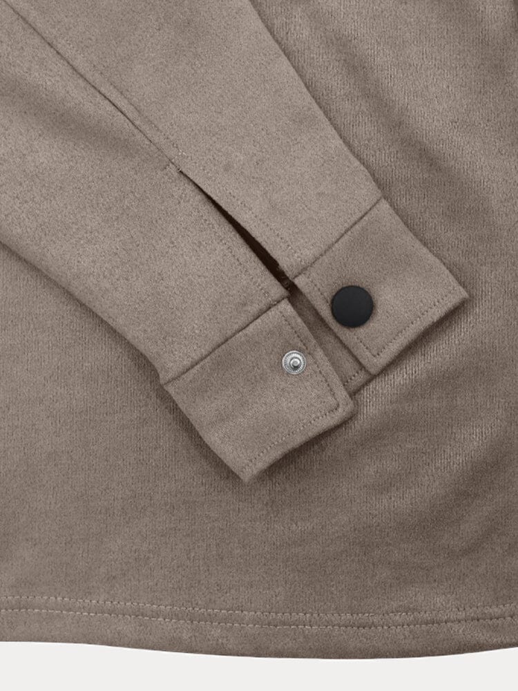 Camicia da uomo con bottoni e pantaloni athleisure set due pezzi