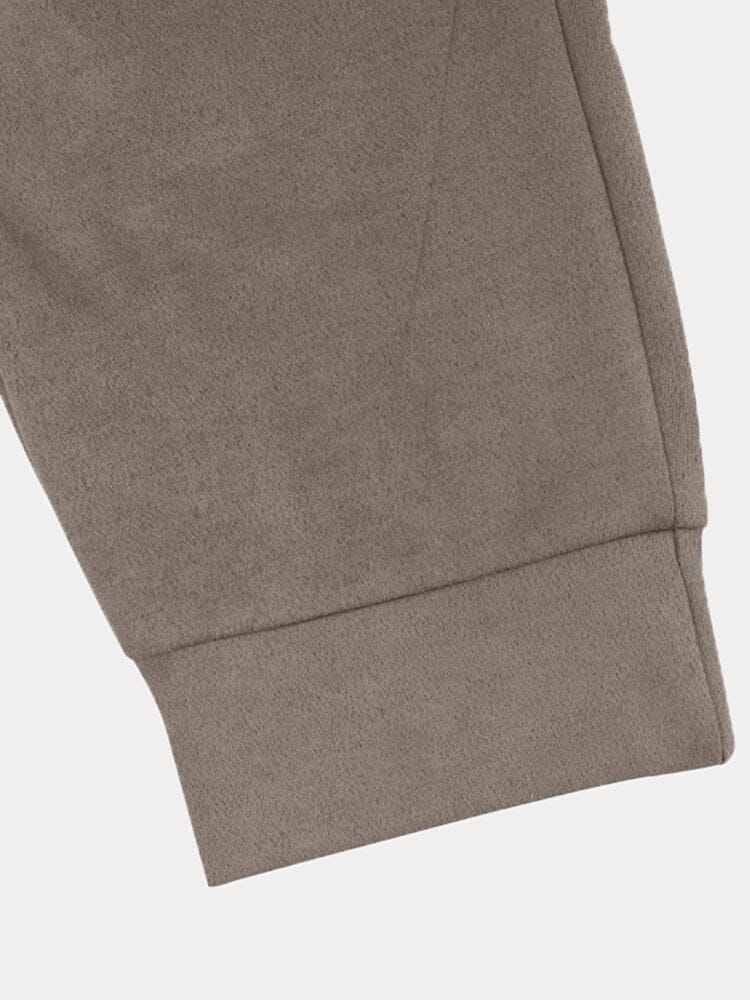 Camicia da uomo con bottoni e pantaloni athleisure set due pezzi