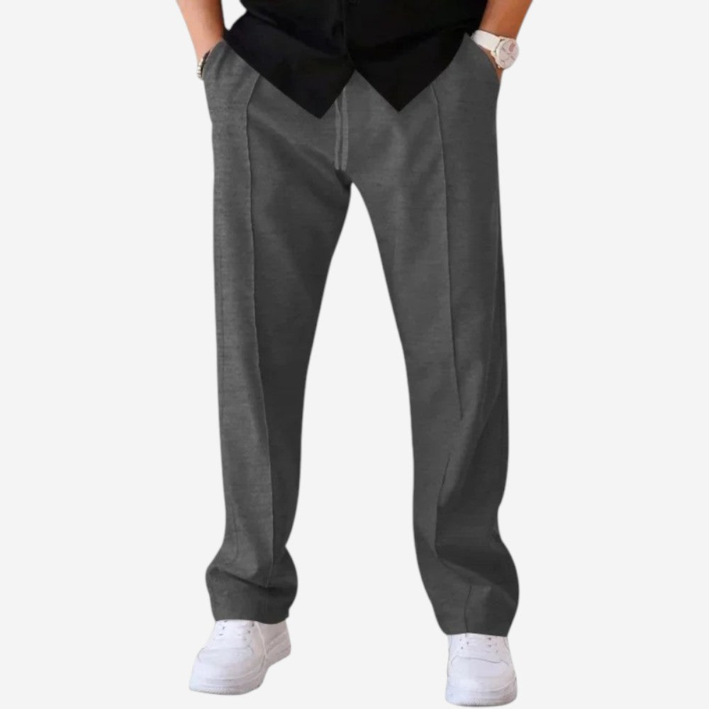 LUXEOUTFIT | Loose Straight Trousers