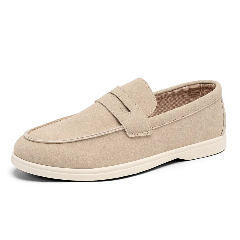 Luxeoutfit | Hand-Stitched Suede Loafers