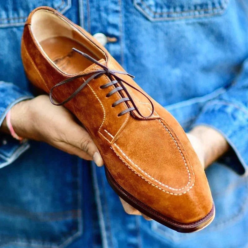 Scarpe Oxford in camoscio Prestige