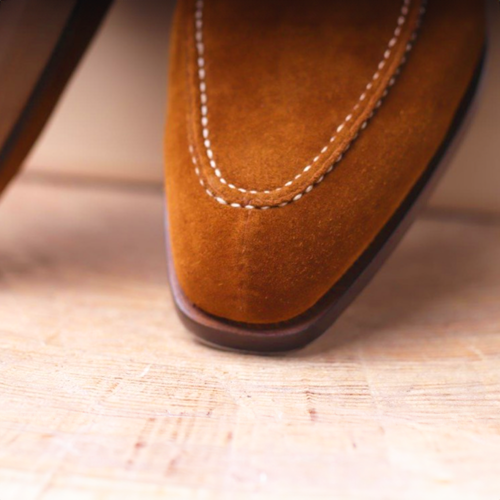 Scarpe Oxford in camoscio Prestige