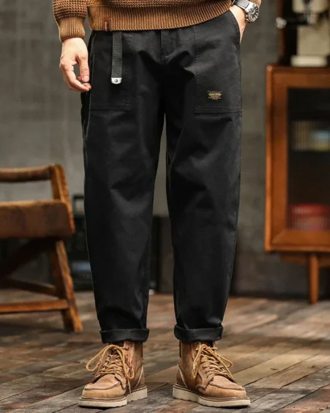 LUXEOUTFIT VINTAGE CARGO PANTS