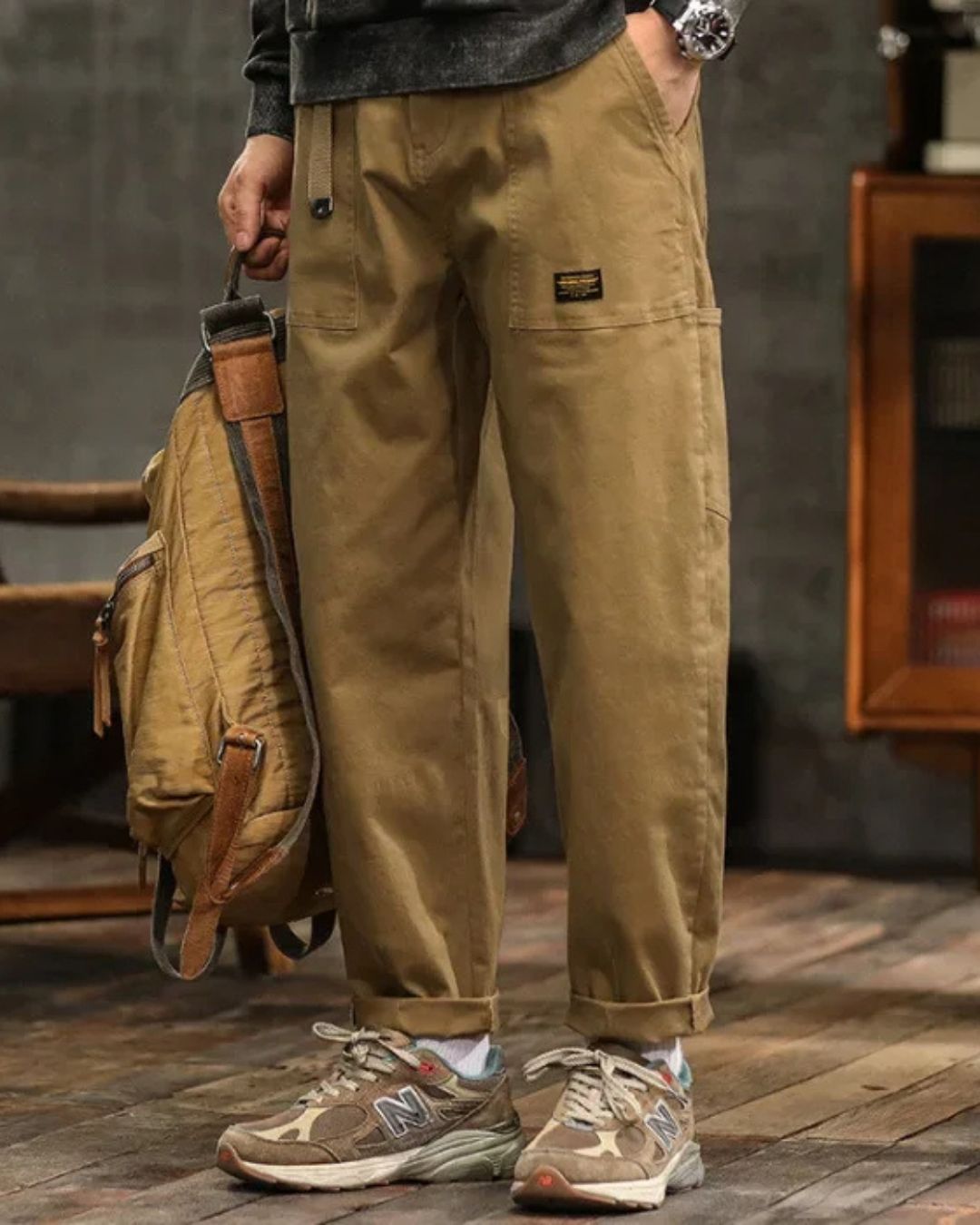 LUXEOUTFIT VINTAGE CARGO PANTS