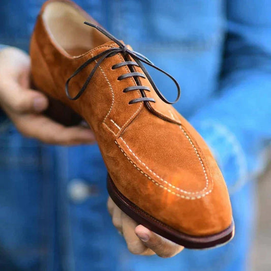 Scarpe Oxford in camoscio Prestige