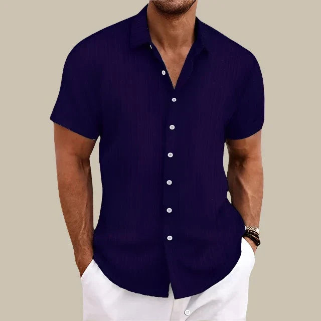 Valerio - Elegant Short-Sleeve Shirt for Men