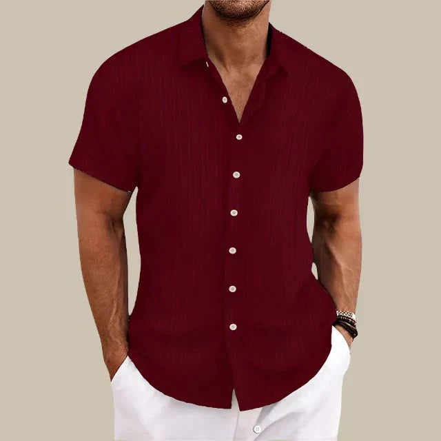 Valerio - Elegant Short-Sleeve Shirt for Men