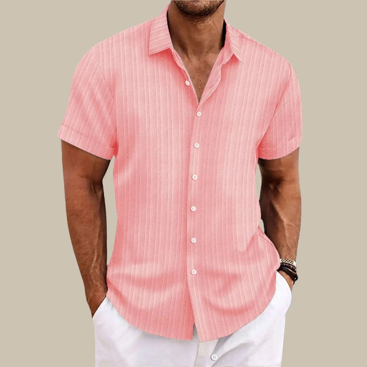 Valerio - Elegant Short-Sleeve Shirt for Men