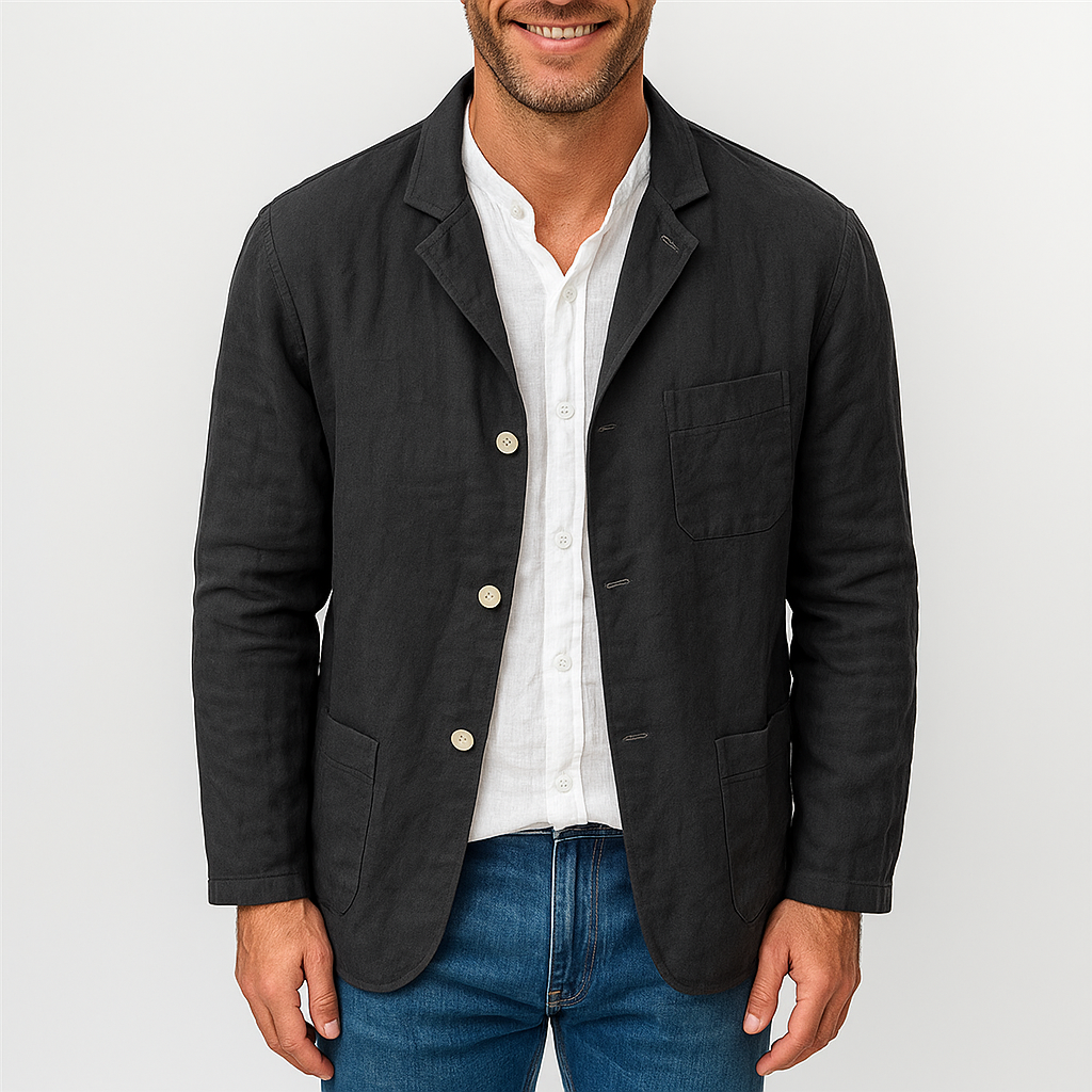 LUXEOUTFIT | Linen Blazer Ease