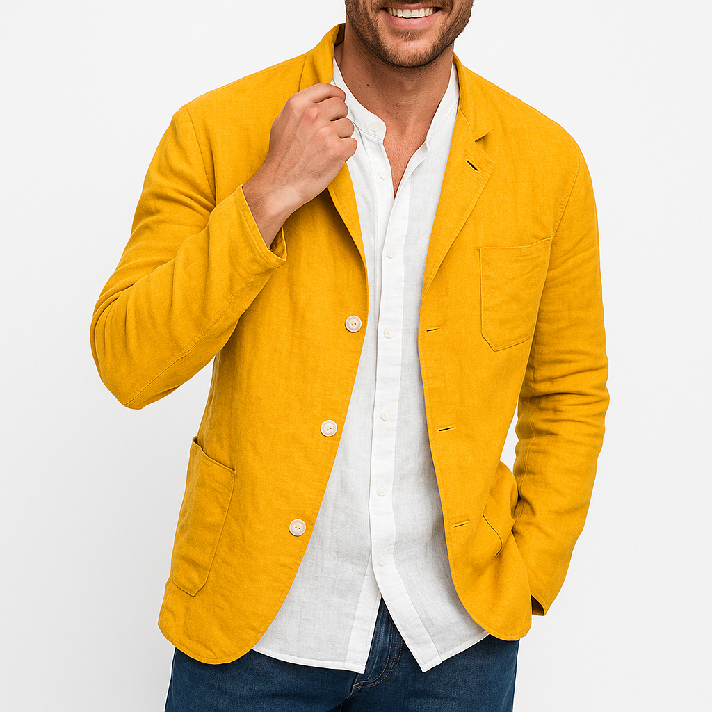 LUXEOUTFIT | Linen Blazer Ease