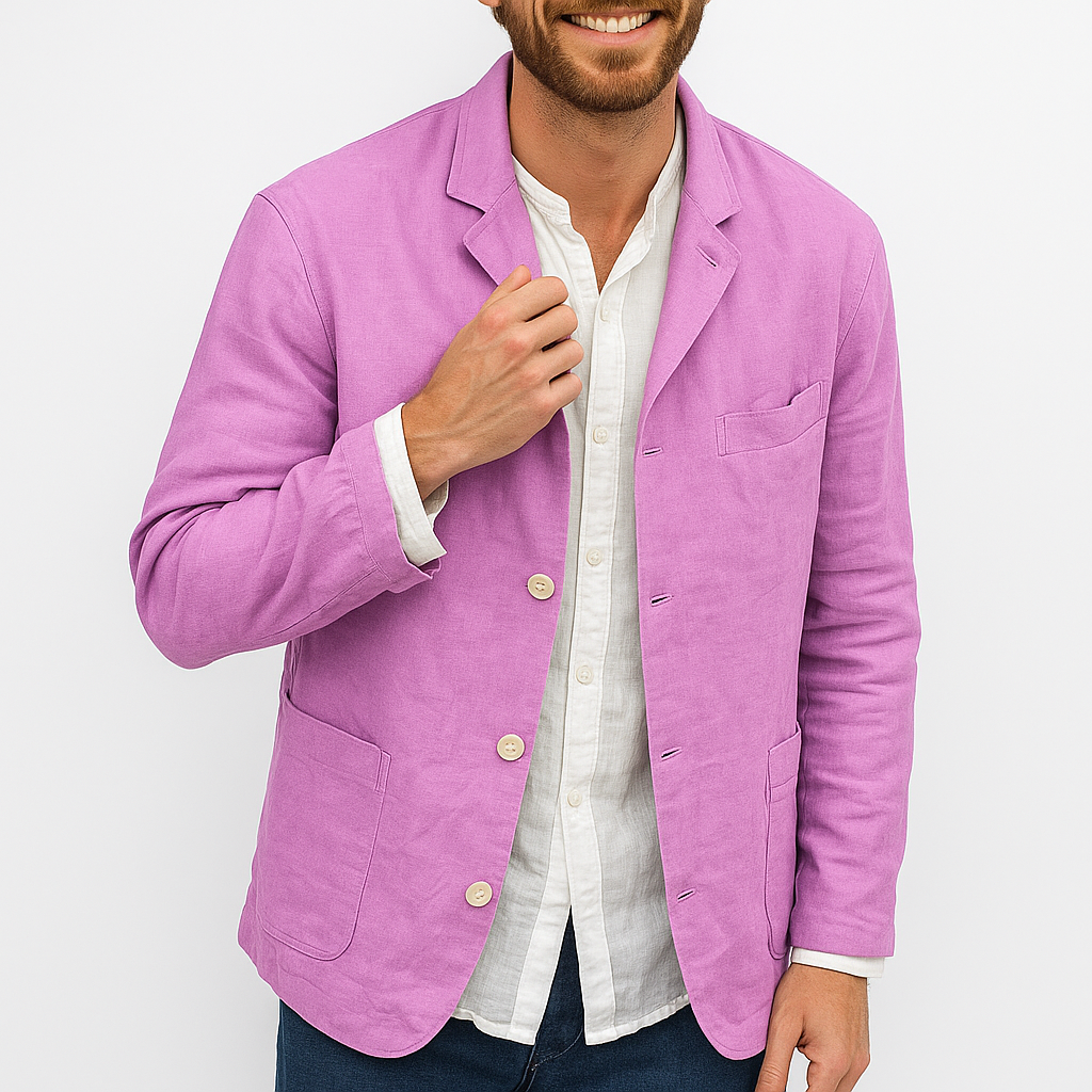LUXEOUTFIT | Linen Blazer Ease