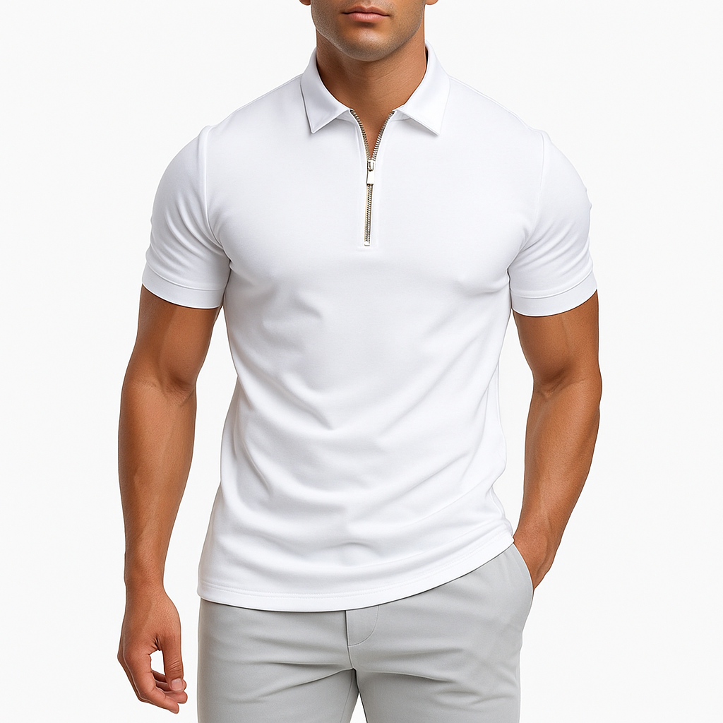 LUXEOUTFIT | Zipper Polo Style