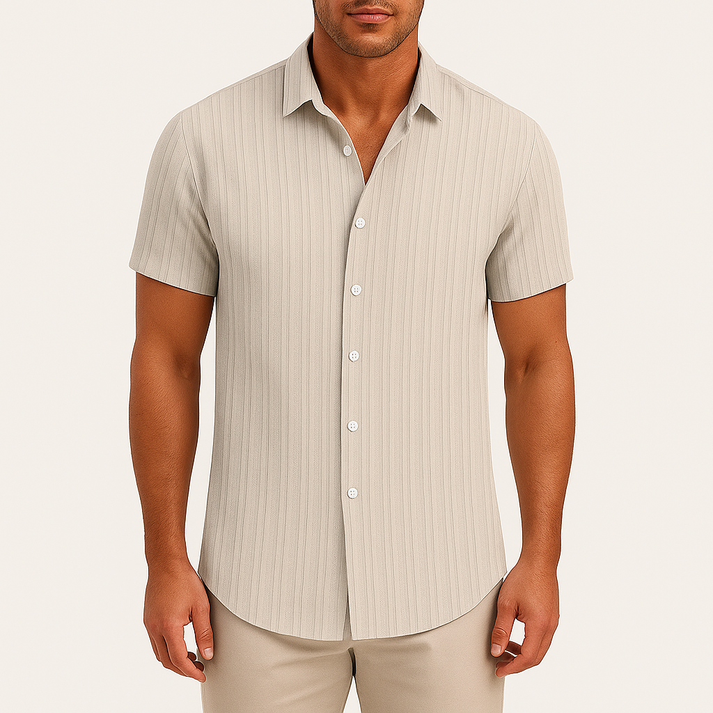 LUXEOUTFIT | Striped Cotton Shirt