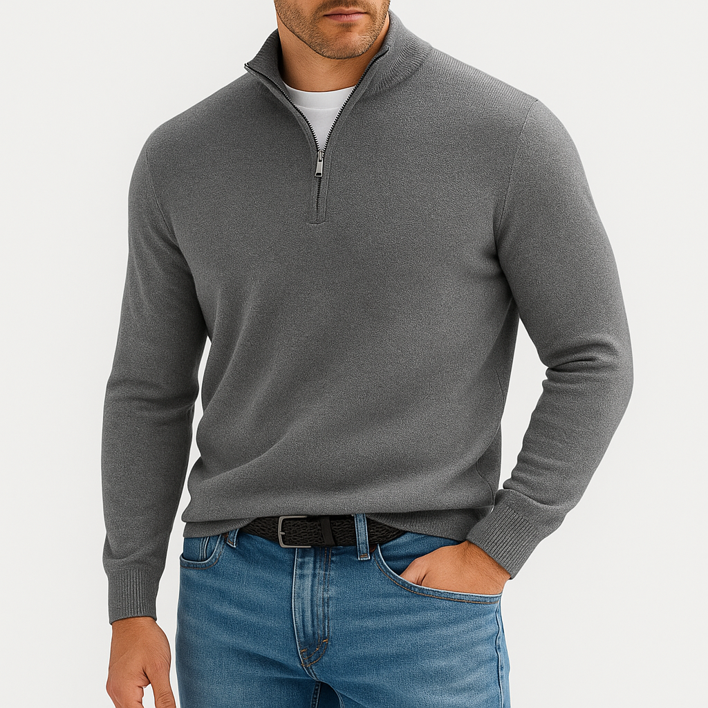 LUXEOUTFIT | Premium Zip Sweater