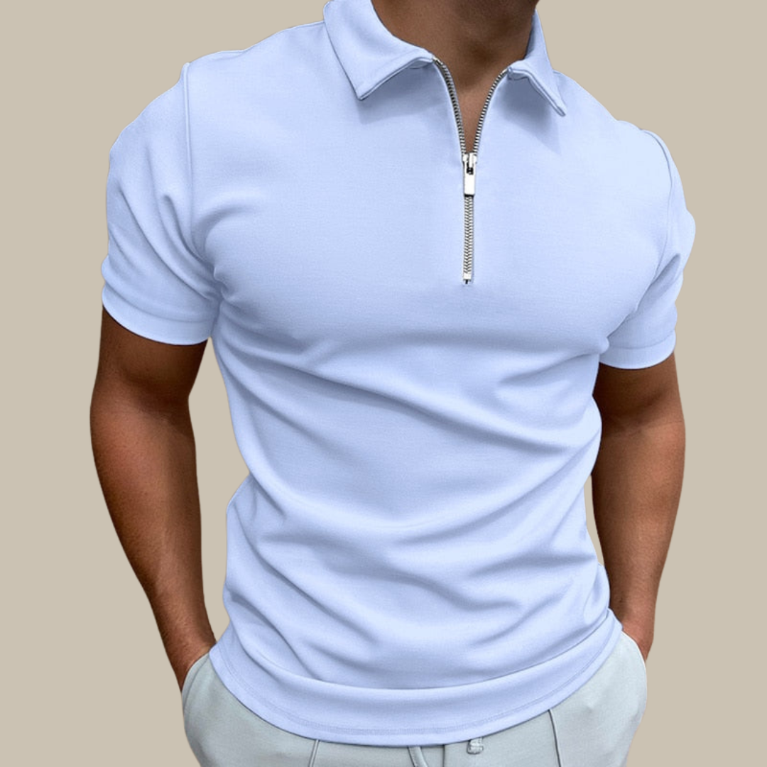 Marco - Polo premium elegant zip-up for men