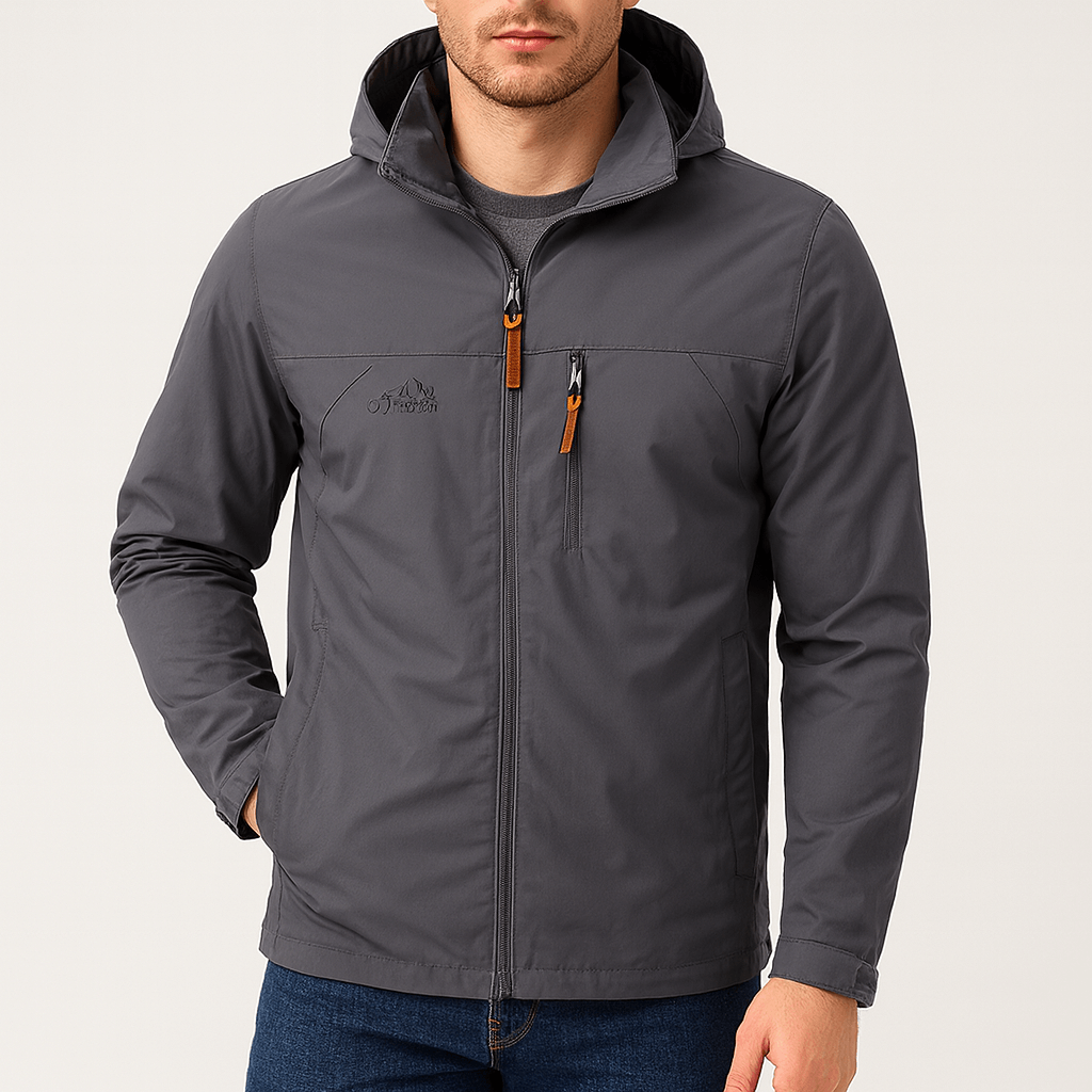 LUXEOUTFIT | Waterproof Hooded Rain Jacket