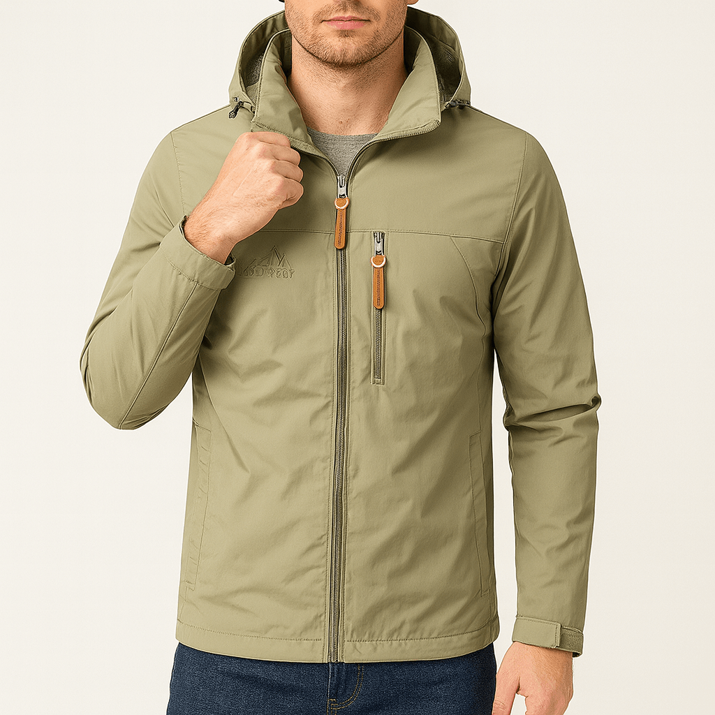 LUXEOUTFIT | Waterproof Hooded Rain Jacket