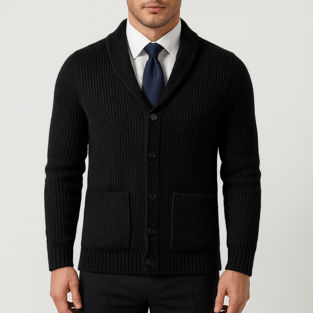 LUXEOUTFIT | Button-Up Knit Cardigan