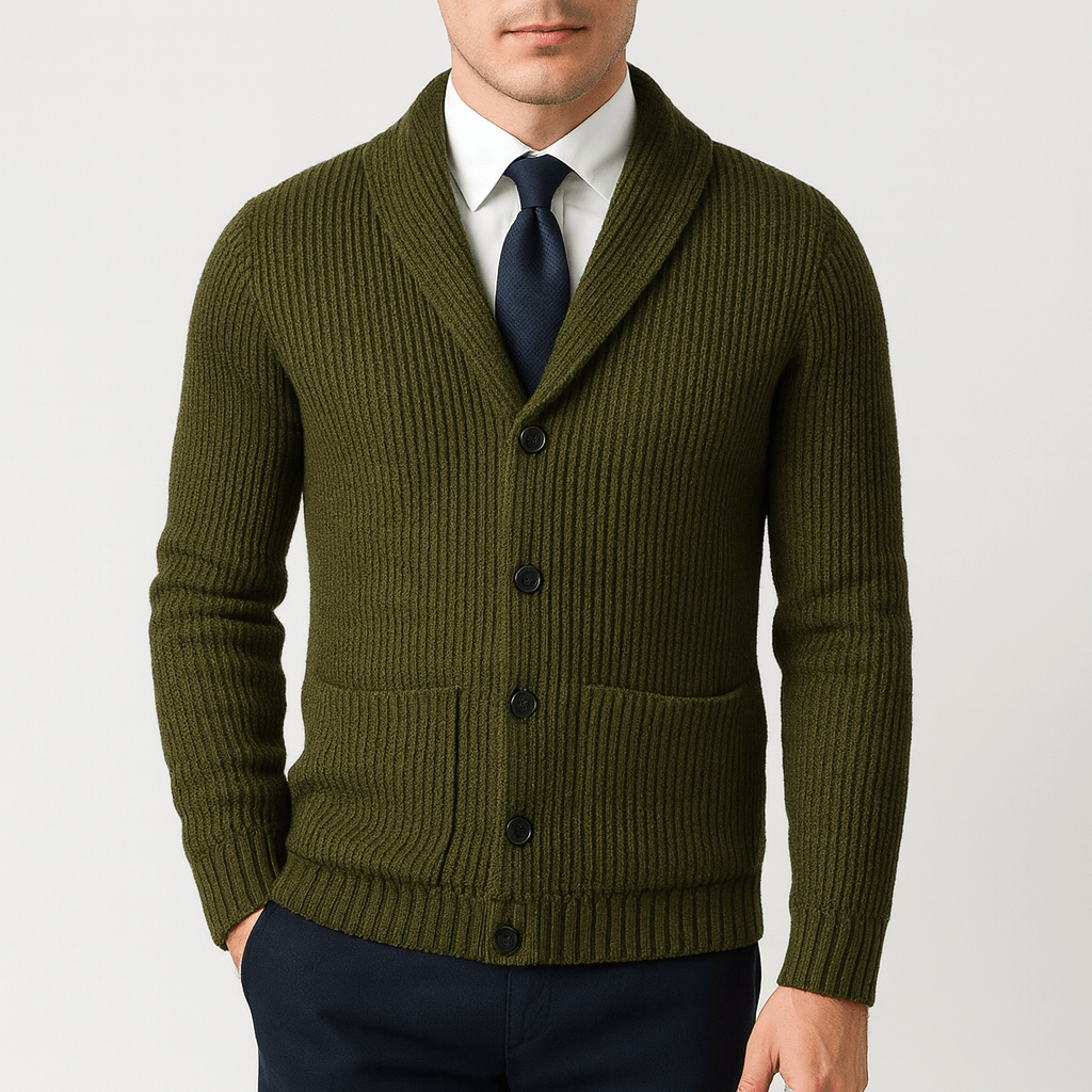 LUXEOUTFIT | Button-Up Knit Cardigan