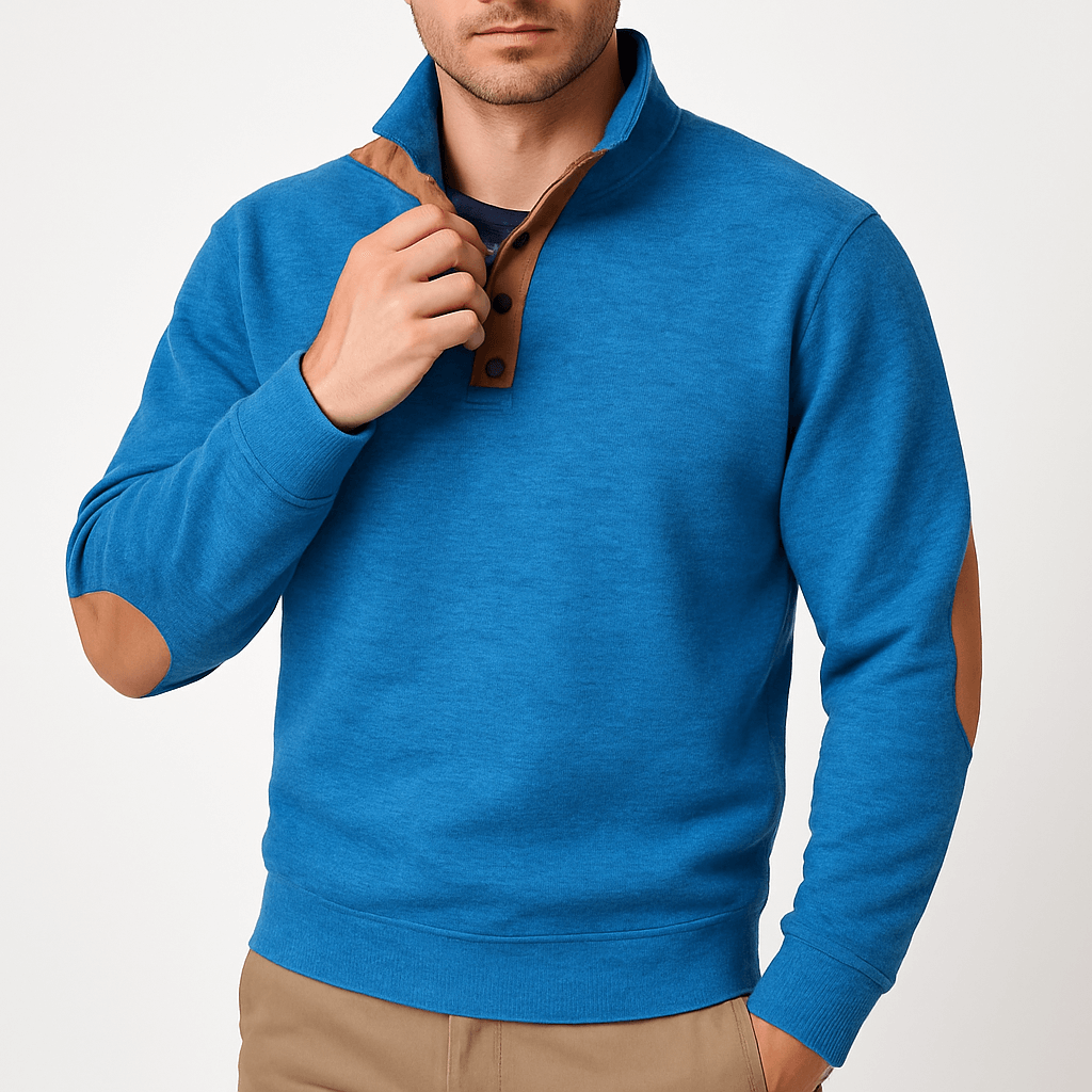 LUXEOUTFIT | Button Neck Jumper