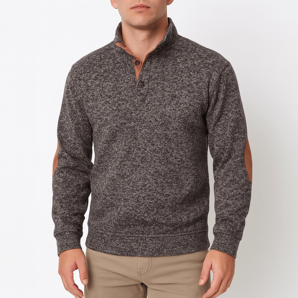LUXEOUTFIT | Button Neck Jumper