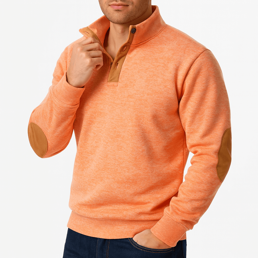 LUXEOUTFIT | Button Neck Jumper