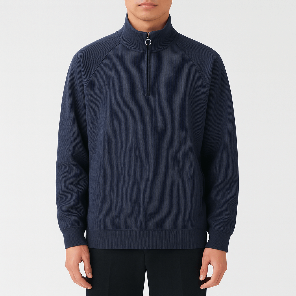 LUXEOUTFIT | Waffle Knit Sweatshirt
