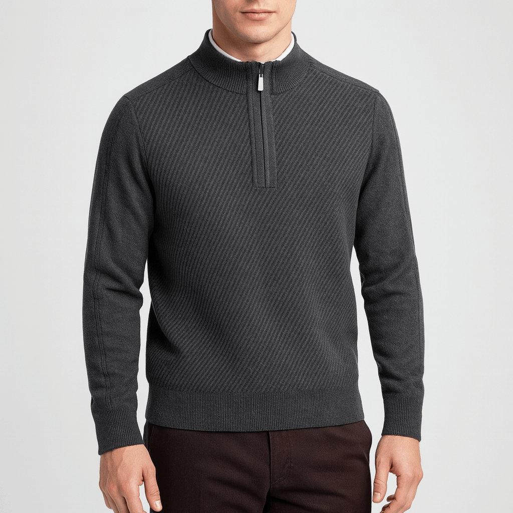 LUXEOUTFIT | Wilson Half-Zip Sweater