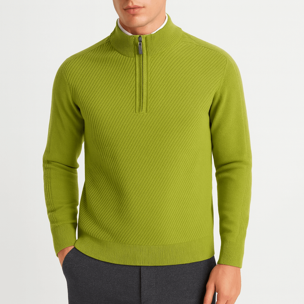 LUXEOUTFIT | Wilson Half-Zip Sweater