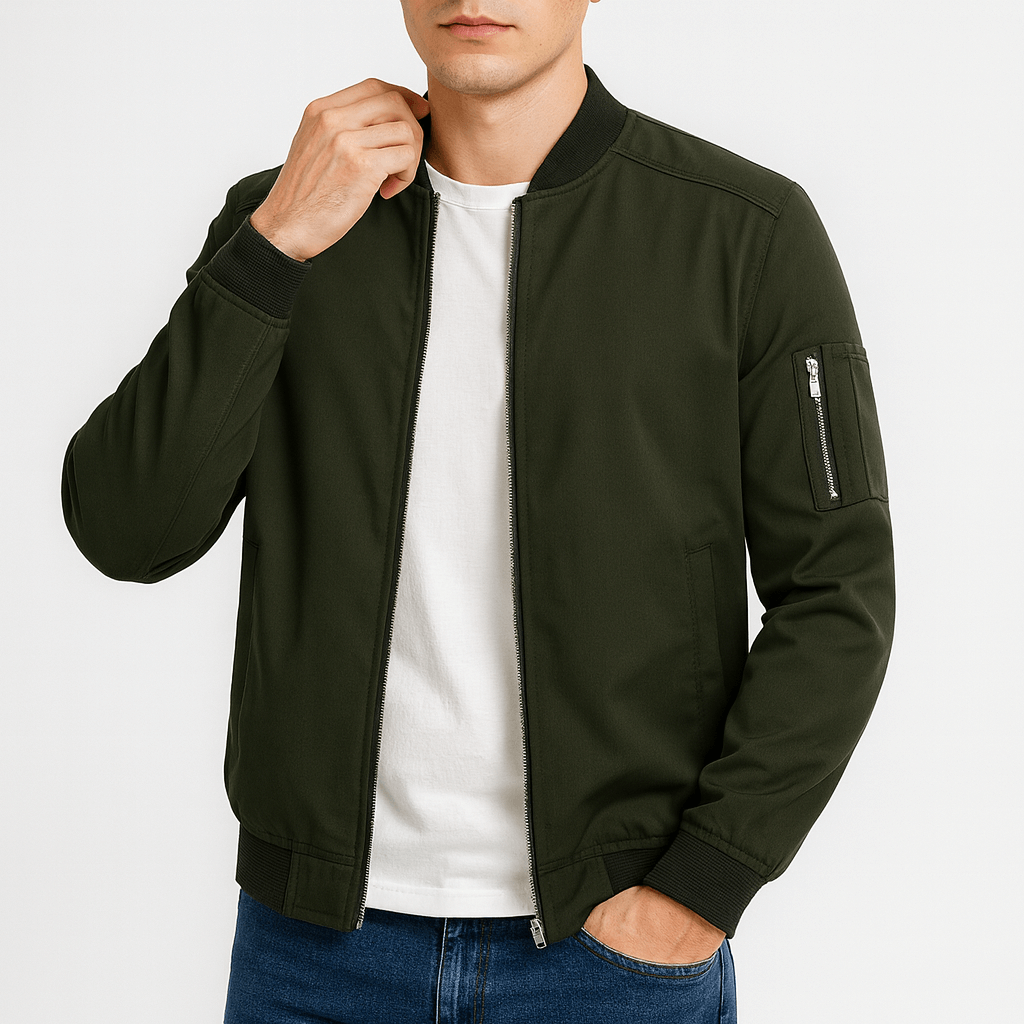 LUXEOUTFIT | Smooth Bomber Jacket