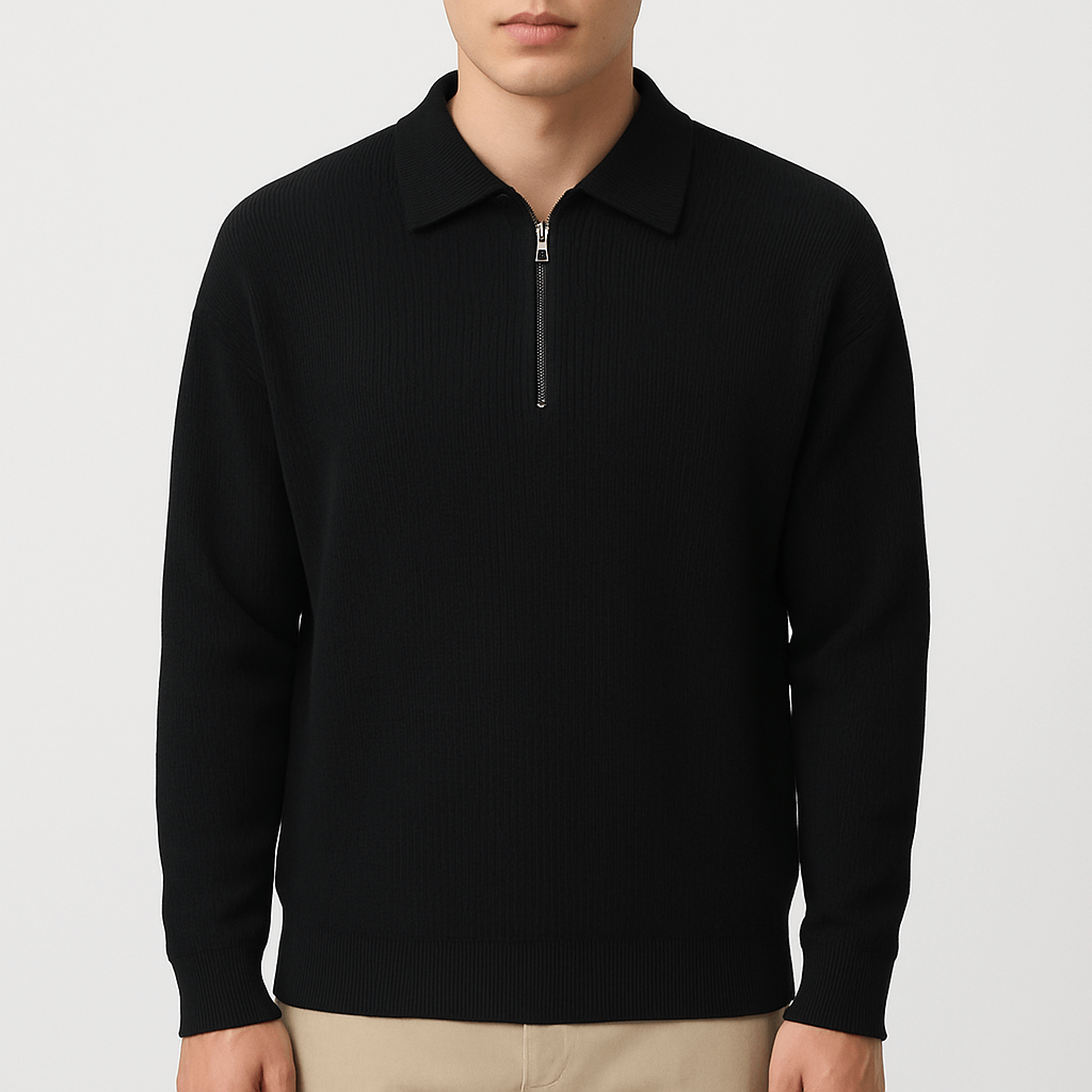 LUXEOUTFIT | Half-Zip Sweater