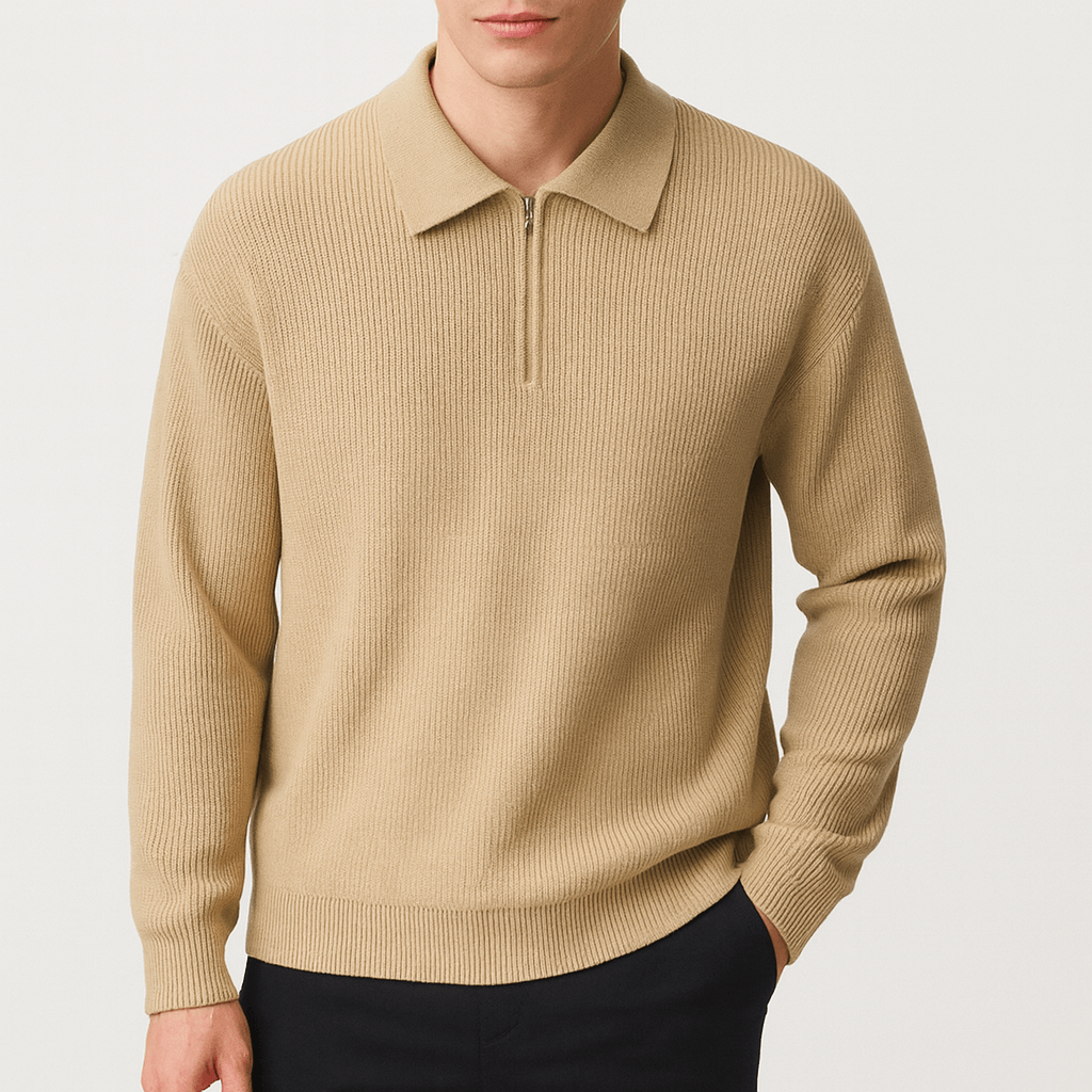 LUXEOUTFIT | Half-Zip Sweater