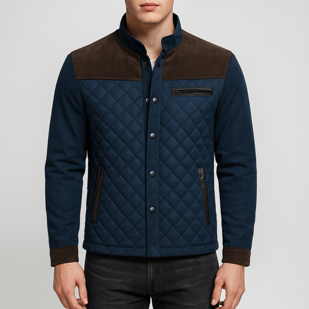 LUXEOUTFIT | Quilted Zip Jacket