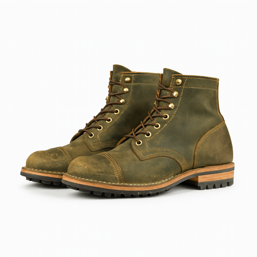 LUXEOUTFIT | Leather Ankle Boots
