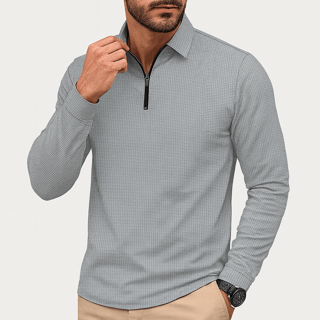 LUXEOUTFIT | Alvar Zip Shirt