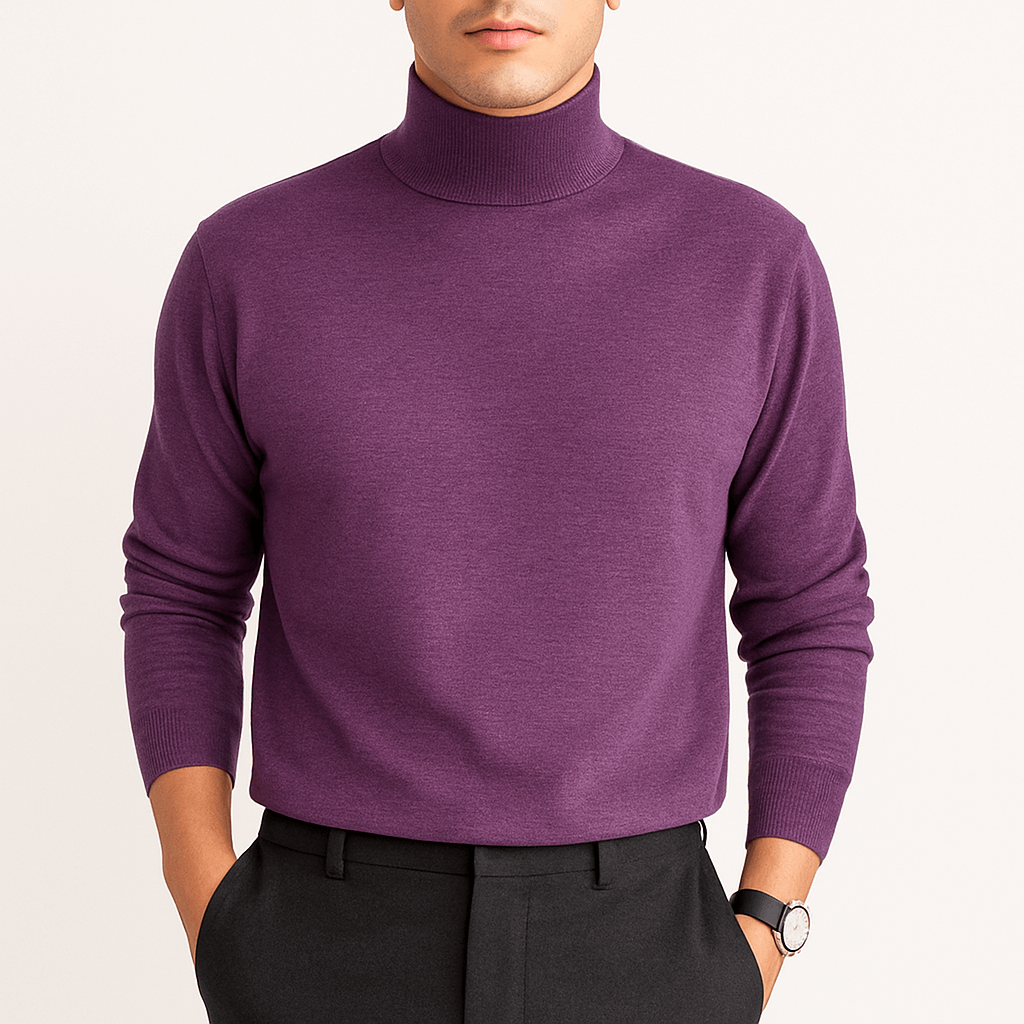 LUXEOUTFIT | Cashmere Blend Turtleneck Sweater