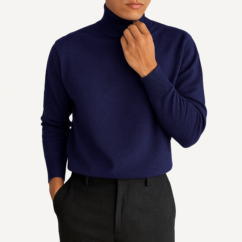 LUXEOUTFIT | Cashmere Blend Turtleneck Sweater