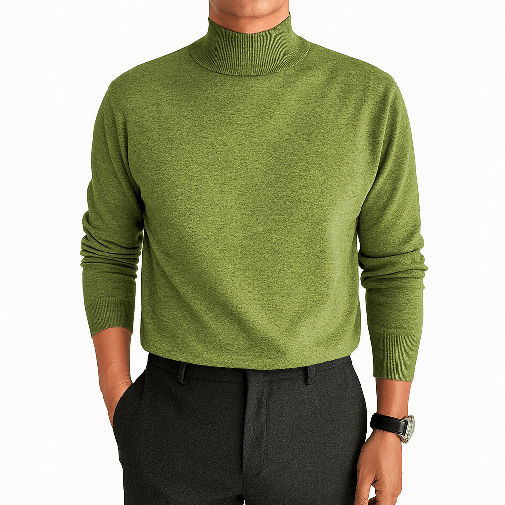 LUXEOUTFIT | Cashmere Blend Turtleneck Sweater