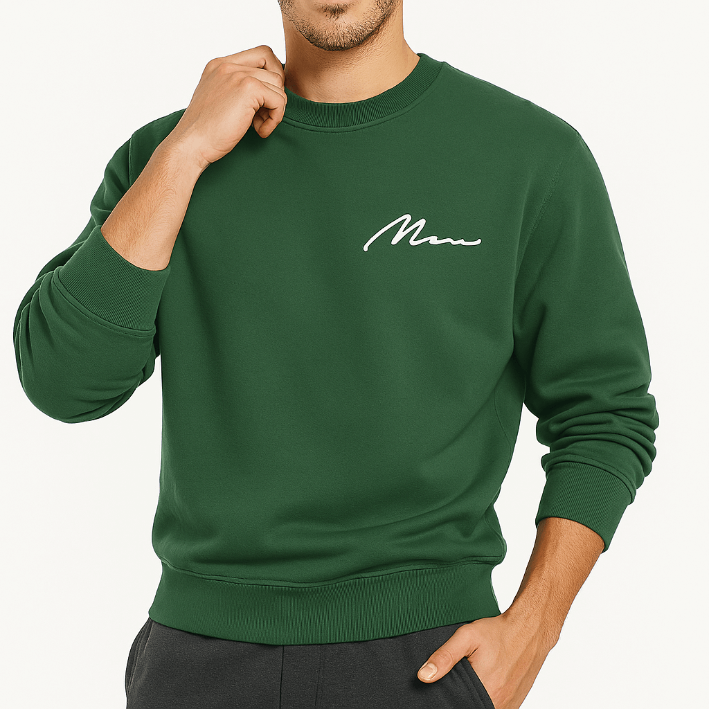 LUXEOUTFIT | Fleece-Lined Sweatshirt