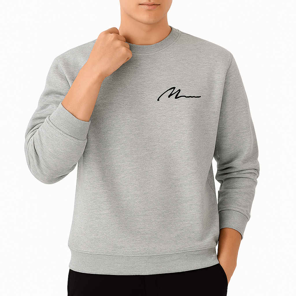 LUXEOUTFIT | Fleece-Lined Sweatshirt