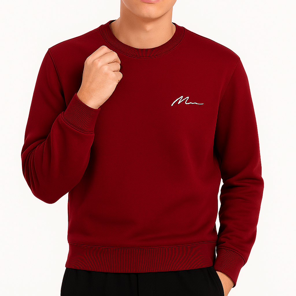 LUXEOUTFIT | Fleece-Lined Sweatshirt