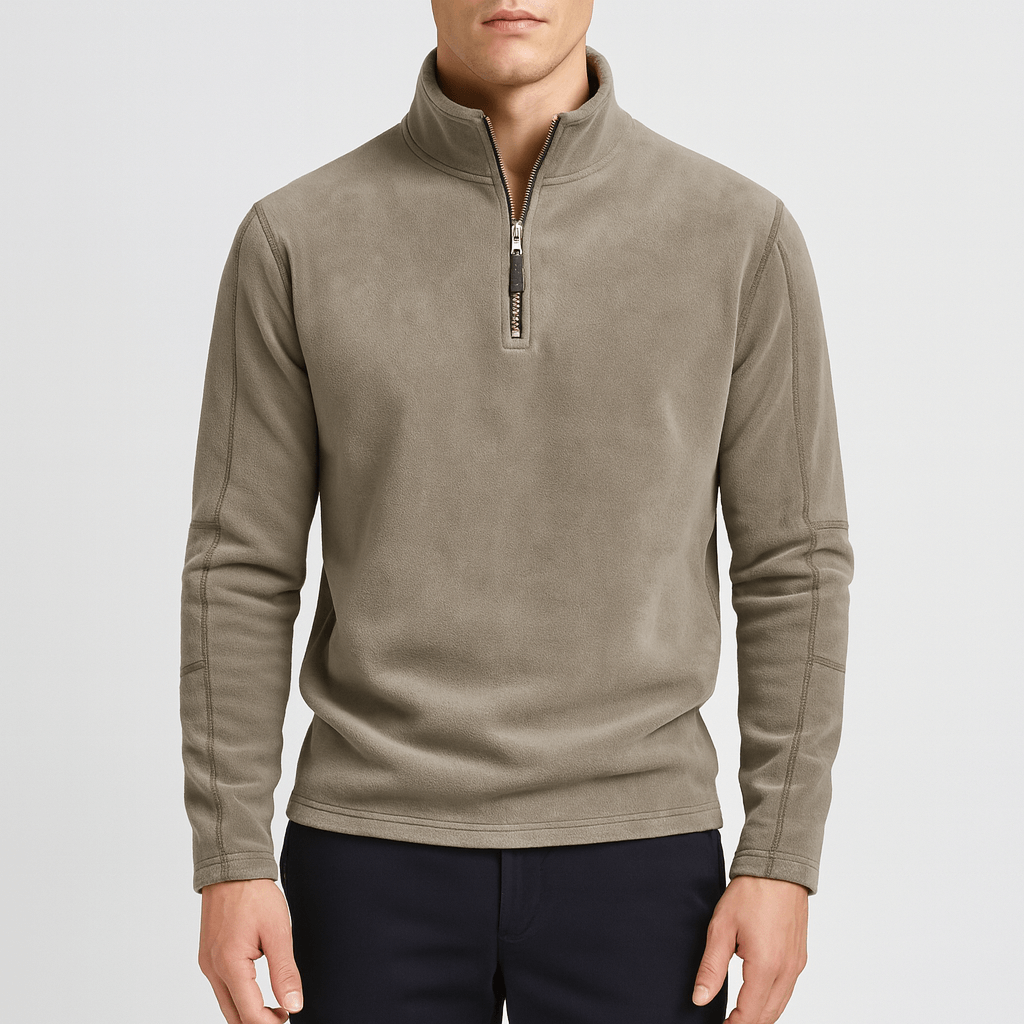 LUXEOUTFIT | Knit Quarter Zip
