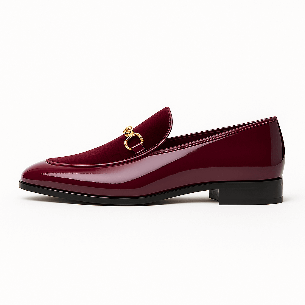 Giviny | Gatsby Velvet Loafers