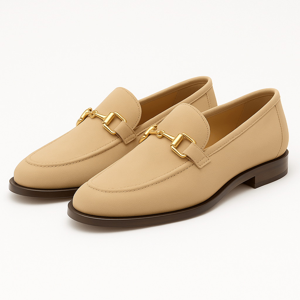Giviny | Suede Horsebit Loafers