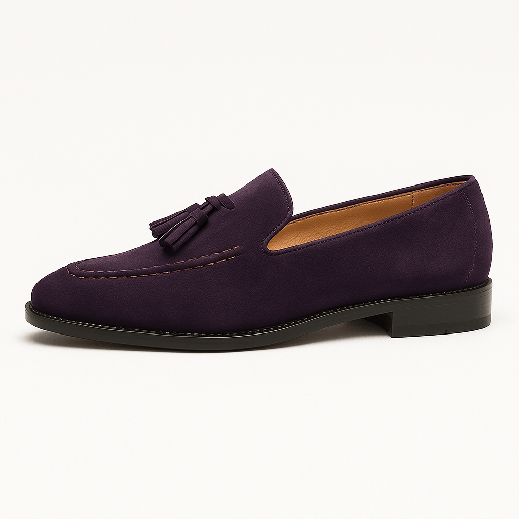 Giviny | Tassel Leather Loafers
